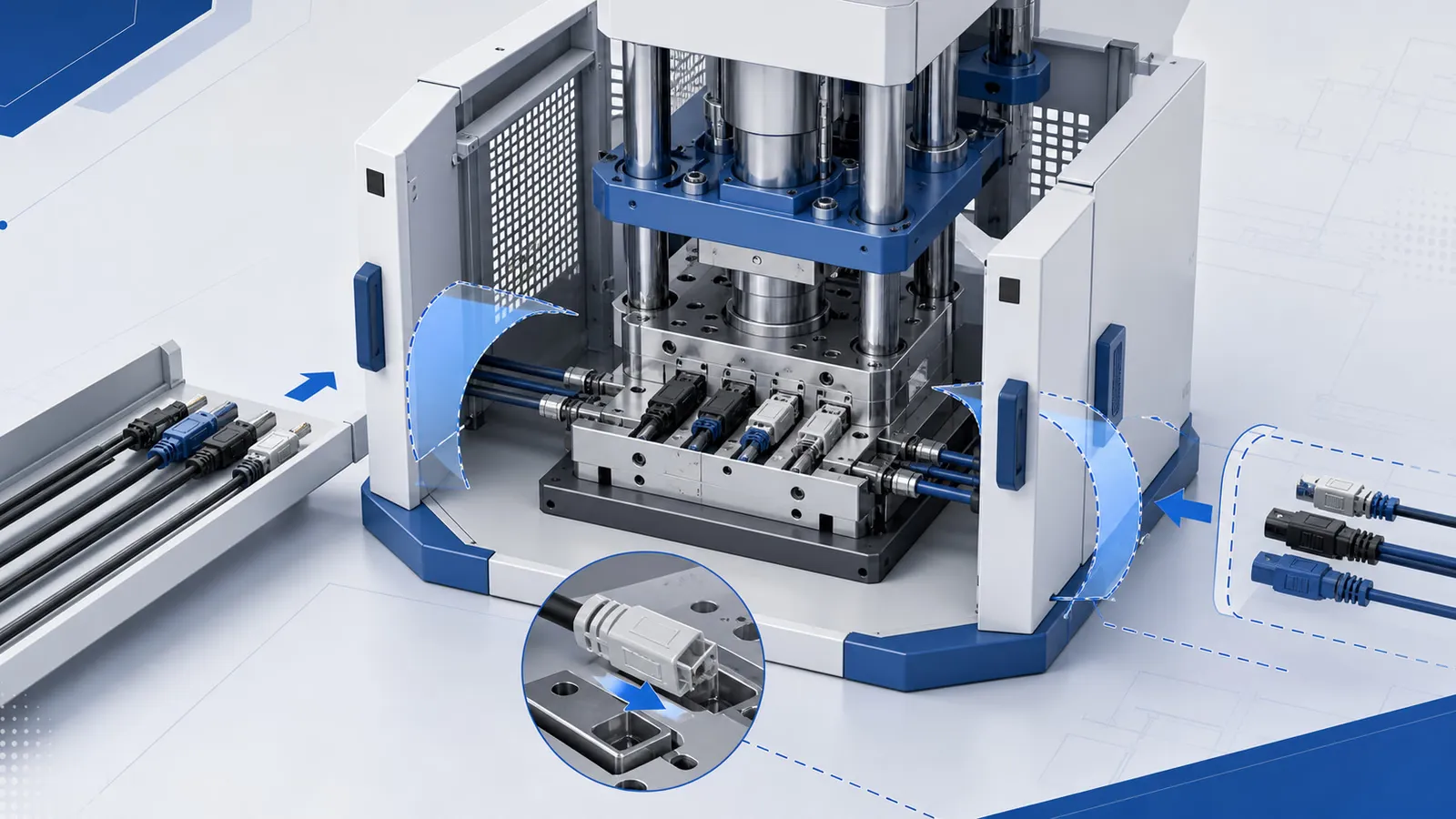 Cable Connector Overmolding Machine Selection Guide selection guide illustration
