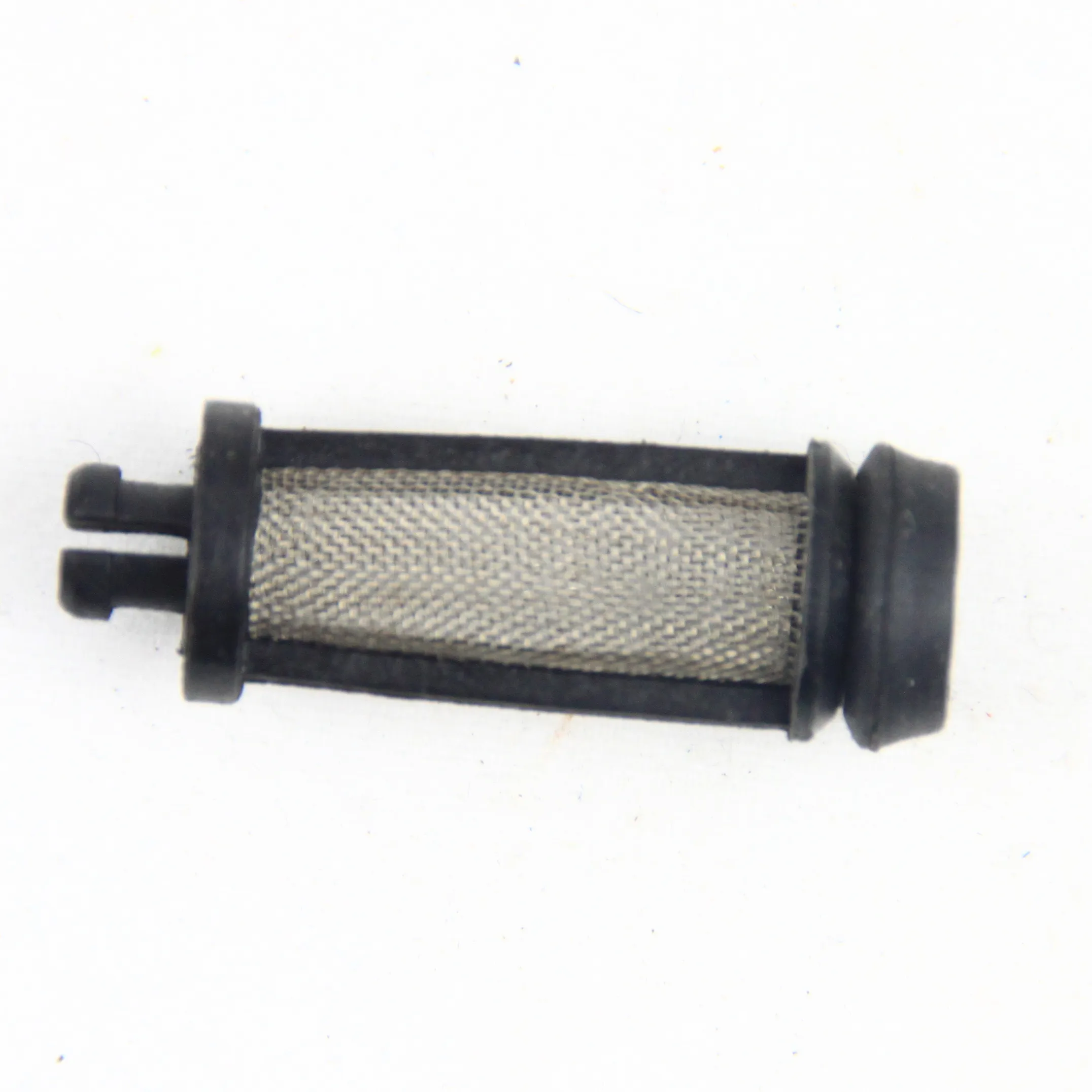 Filter housing and mesh-overmolded filter components manufactured on vertical injection molding machines