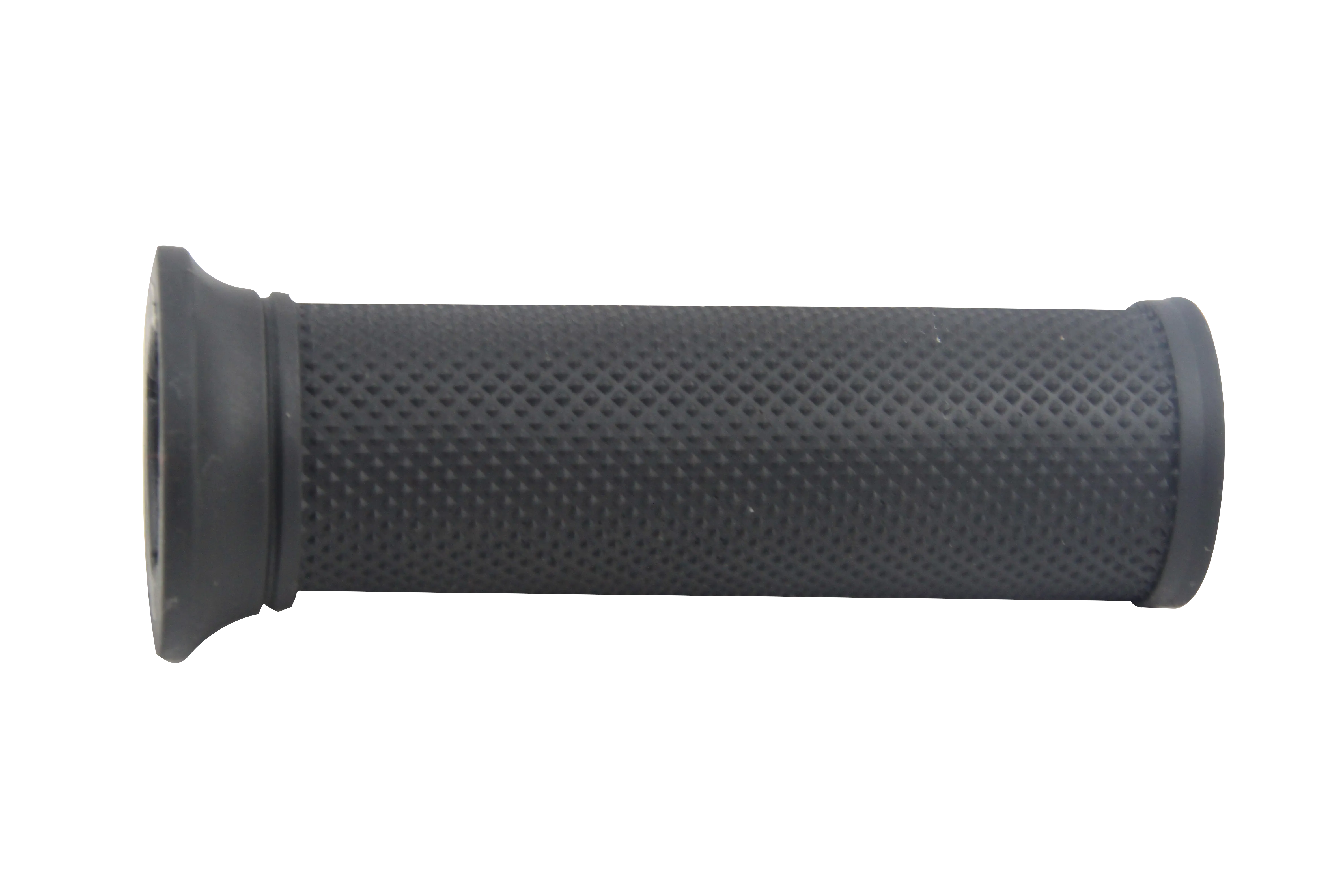 Handlebar grip with overmolded surface