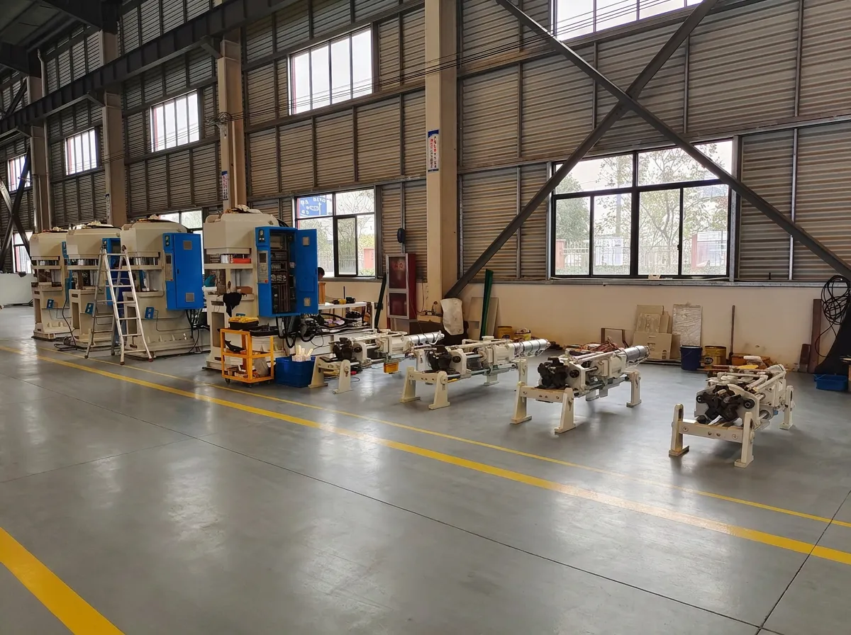 In-house machine assembly and electrical cabinet
